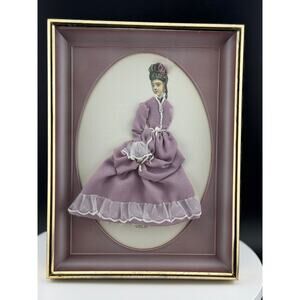 Victorian Woman Diorama - Lavender